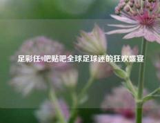 足彩任9吧贴吧全球足球迷的狂欢盛宴