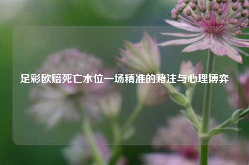 足彩欧赔死亡水位一场精准的赌注与心理博弈
